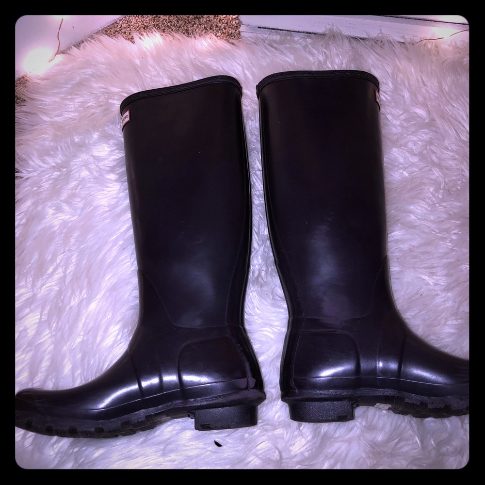 Tall Purple Hunter Boots